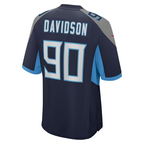 Marlon Davidson Tennessee Titans Nike Game Jersey - Navy - Image 4