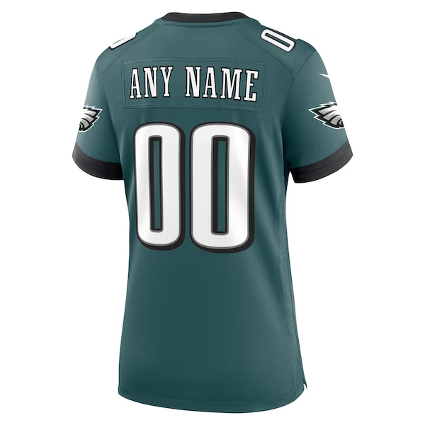 Philadelphia Eagles Nike Women's Custom Game Jersey - Midnight Green - Image 3