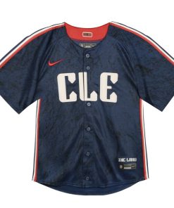 Alternative view of Jose Ramirez Cleveland Guardians Nike Toddler 2024 City Connect Limited Jersey - Navy