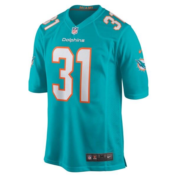 Raheem Mostert Miami Dolphins Nike Game Jersey - Aqua - Image 2