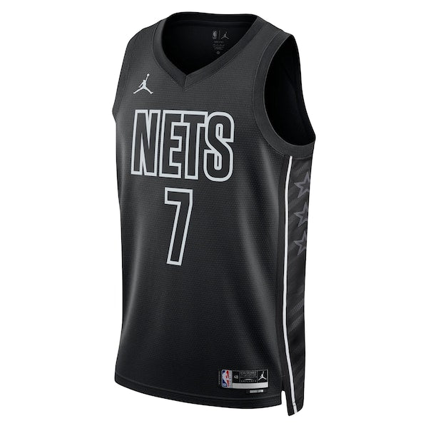 Kevin Durant Brooklyn Nets Jordan Brand Unisex Swingman Jersey - Statement Edition - Black - Image 3