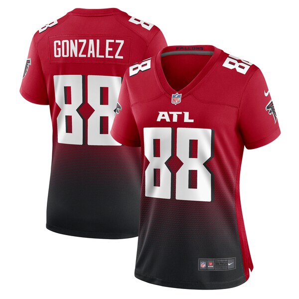 Tony Gonzalez Atlanta Falcons Nike Women's Retired Game Jersey - Red/Black - Image 2