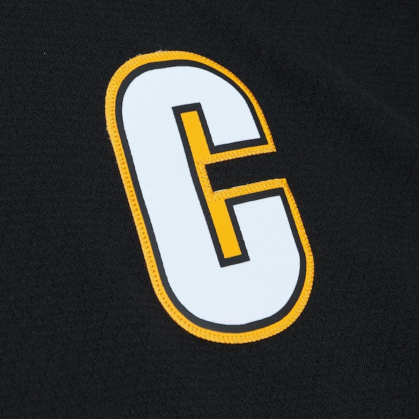 Mario Lemieux Pittsburgh Penguins Captain's Patch 1996/97 Blue Line Player Jersey - Black - Image 5