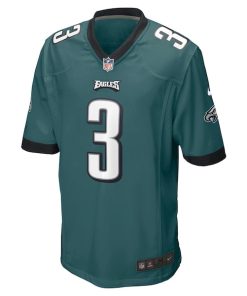 Alternative view of Nolan Smith Philadelphia Eagles Nike 2023 NFL Draft First Round Pick Game Jersey - Midnight Green