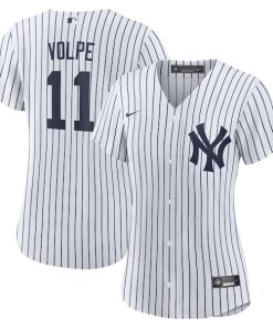 Anthony Volpe New York Yankees Nike Women's Home Replica Player Jersey - White