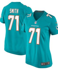 Kion Smith Miami Dolphins Nike Women's  Game Jersey -  Aqua