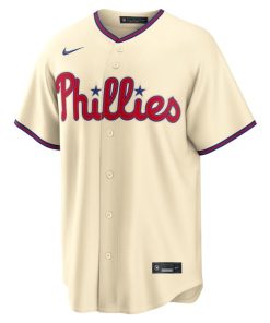Alternative view of Bryce Harper Philadelphia Phillies Nike Alternate Replica Jersey - Cream