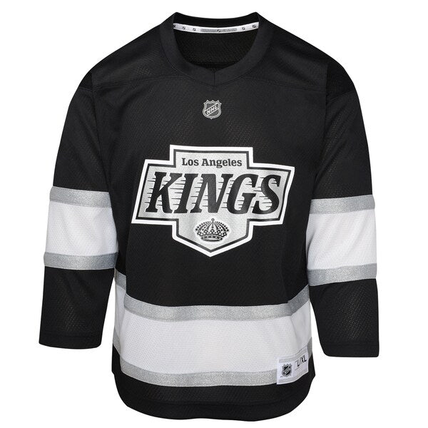 Los Angeles Kings Outerstuff Preschool Home Replica Jersey - Black - Image 2