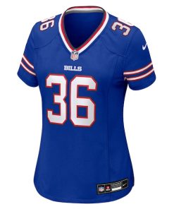 Alternative view of Caden Davis Buffalo Bills Nike Women's Team Game Jersey -  Royal