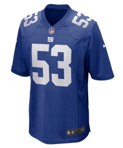 Alternative view of Oshane Ximines New York Giants Nike Game Jersey - Royal