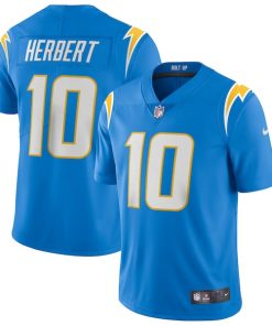 Justin Herbert Los Angeles Chargers Nike Vapor Limited Jersey - Powder Blue