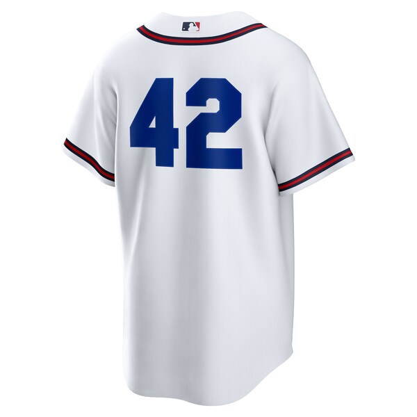 Atlanta Braves Nike Home 2025 Jackie Robinson Day Replica Jersey - White - Image 3