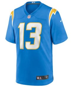 Alternative view of Keenan Allen Los Angeles Chargers Nike Game Player Jersey - Powder Blue