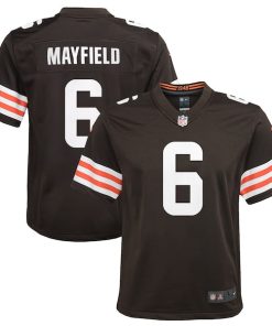 Baker Mayfield Cleveland Browns Nike Youth Game Player Jersey - Brown/White