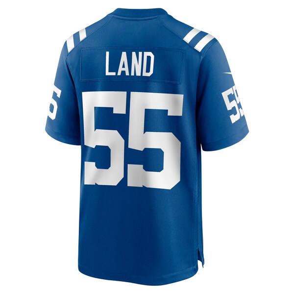 Isaiah Land Indianapolis Colts Nike Team Game Jersey - Royal - Image 3