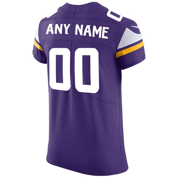 Minnesota Vikings Nike Vapor Untouchable Custom Elite Jersey - Purple - Image 3
