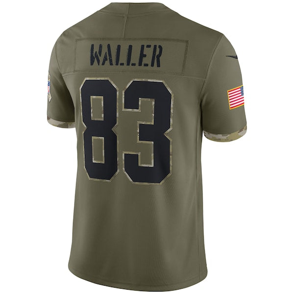 Darren Waller Las Vegas Raiders Nike 2022 Salute To Service Limited Jersey - Olive - Image 3