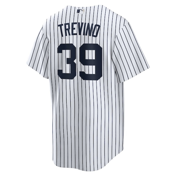 Jose Trevino New York Yankees Nike Home Replica Player Jersey - White - Image 3
