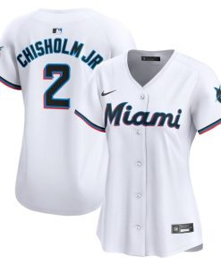 Jazz Chisholm Jr. Miami Marlins Nike Women's Home Limited Player Jersey - White