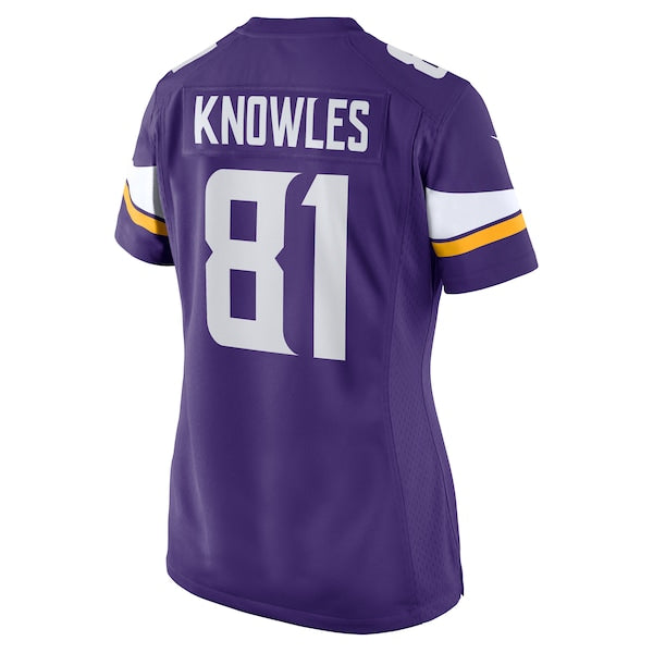 Malik Knowles Minnesota Vikings Nike Women's Team Game Jersey - Purple - Image 3