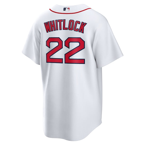 Garrett Whitlock Boston Red Sox Nike Home Replica Jersey - White - Image 3