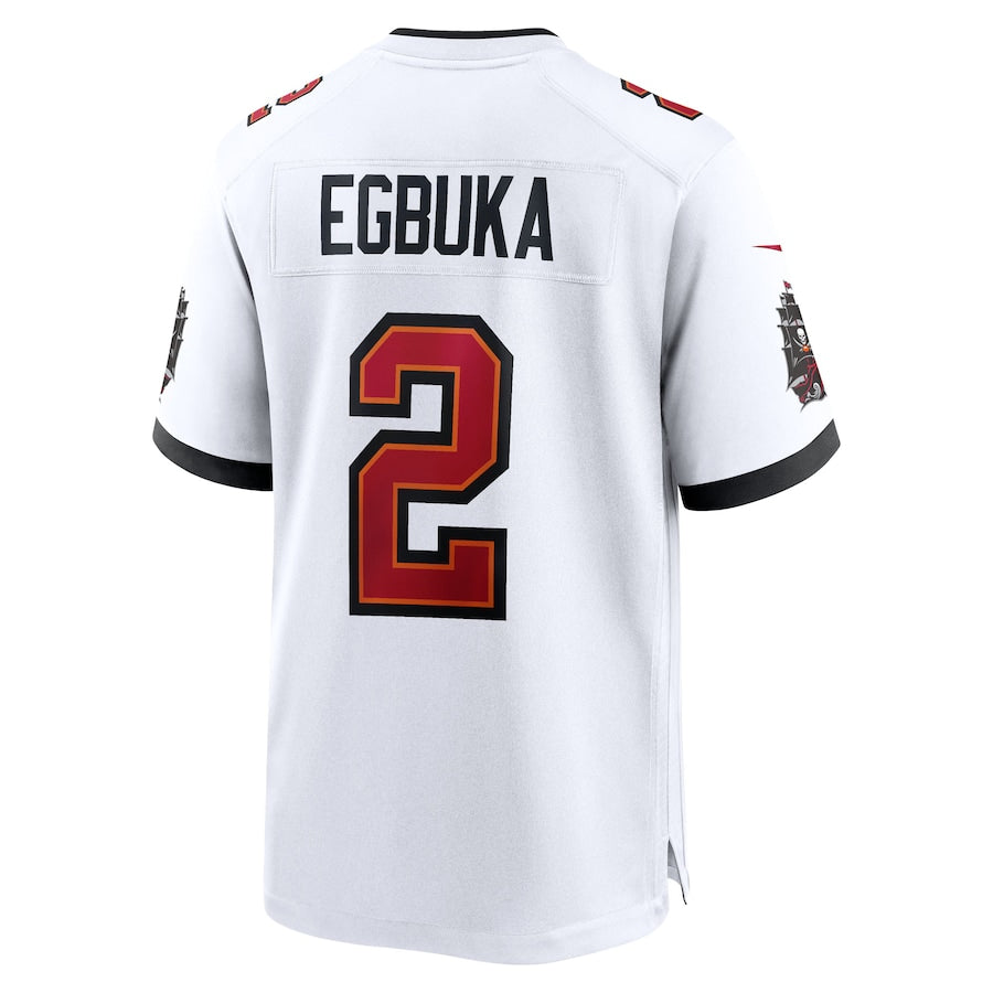 Emeka Egbuka Tampa Bay Buccaneers Nike Team Game Jersey - White - Image 3