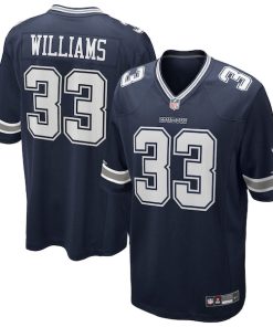 Javonte Williams Dallas Cowboys Nike Team Game Jersey - Navy