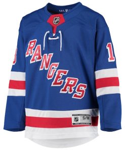 Alternative view of Alexis Lafreniere New York Rangers Youth Home Premier Player Jersey - Blue