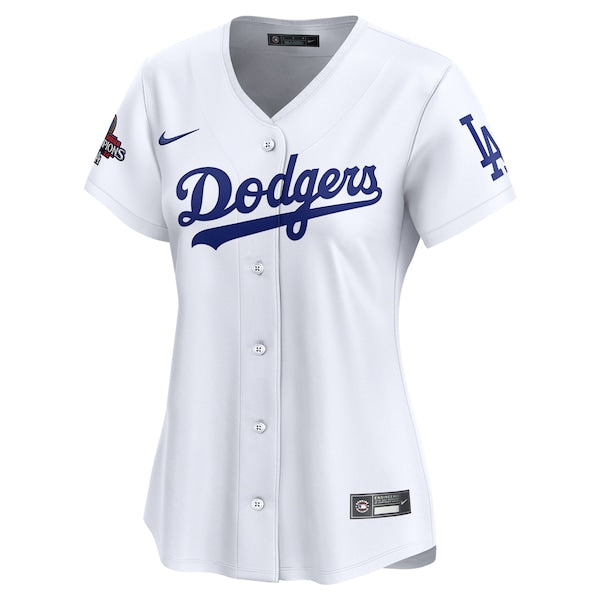 Los Angeles Dodgers Nike Women's 2024 World Series Champions Home Limited Jersey - White - Image 3