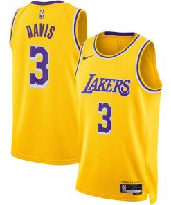 Anthony Davis Los Angeles Lakers Nike Unisex Swingman Jersey - Icon Edition - Gold