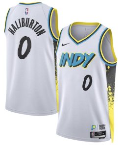 Tyrese Haliburton Indiana Pacers Nike Unisex 2024/25 Swingman Player Jersey - City Edition - White
