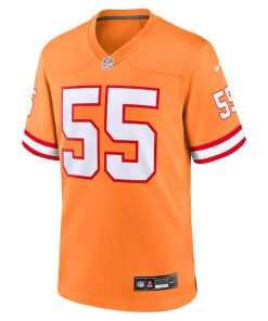 Alternative view of Derrick Brooks Tampa Bay Buccaneers Nike Youth Retired Player Game Jersey - Orange