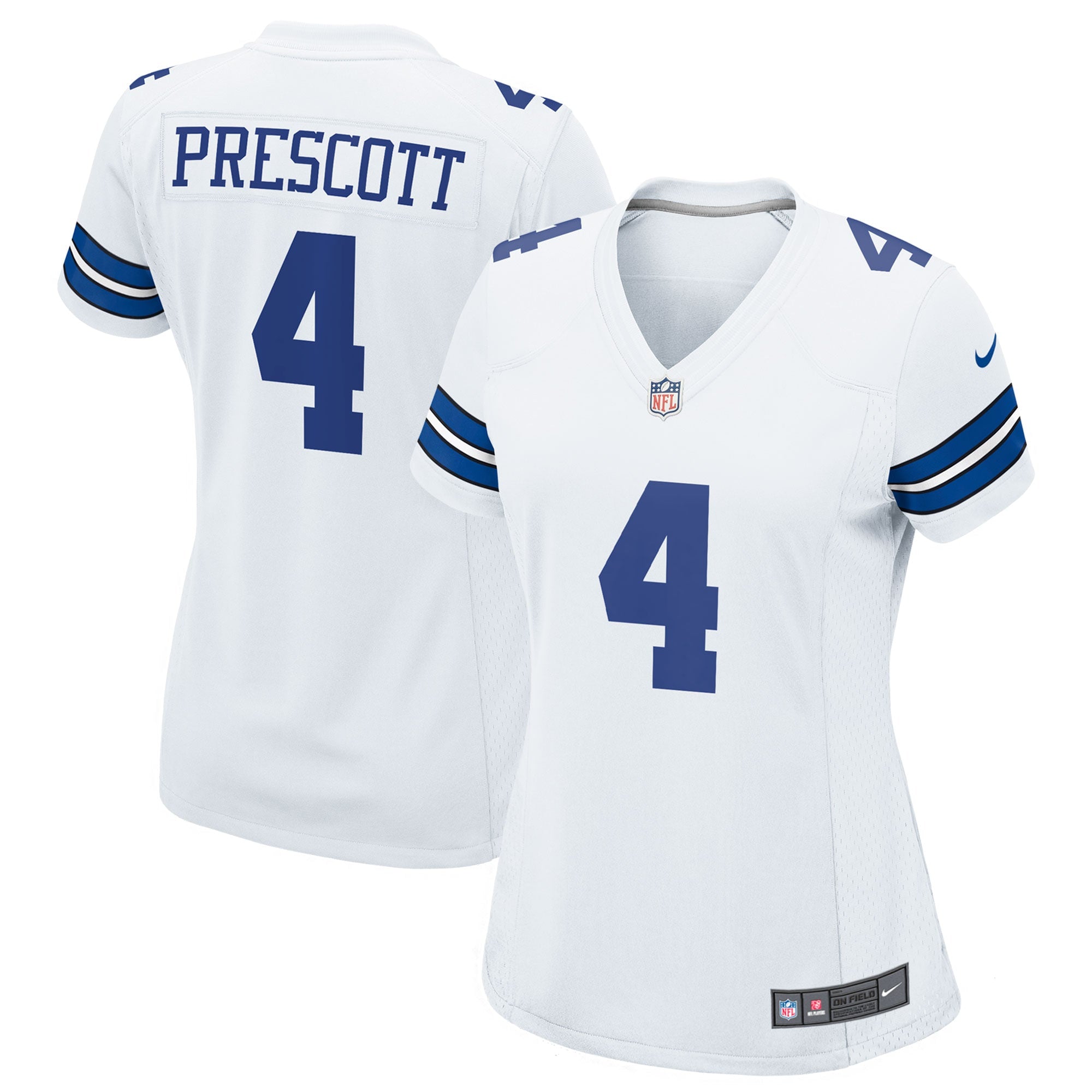 Dak Prescott Dallas Cowboys Nike Women's Game Team Jersey - Navy/White - Image 6