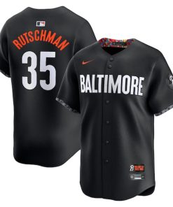 Adley Rutschman Baltimore Orioles Nike City Connect Limited Player Jersey - Black