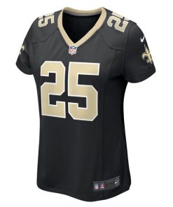 Alternative view of Kendre Miller New Orleans Saints Nike Women's Team Game Jersey -  Black