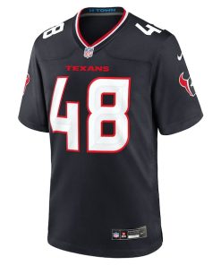 Alternative view of Christian Harris Houston Texans Nike Team Game Jersey -  Navy