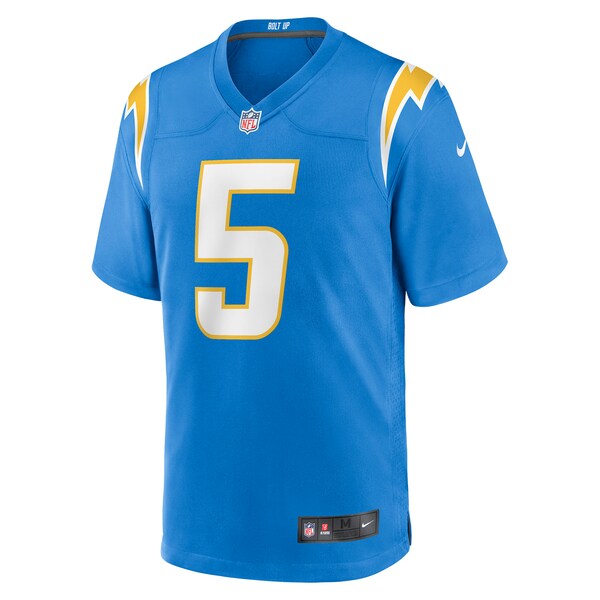 Joshua Palmer Los Angeles Chargers Nike Game Player Jersey - Powder Blue - Image 2