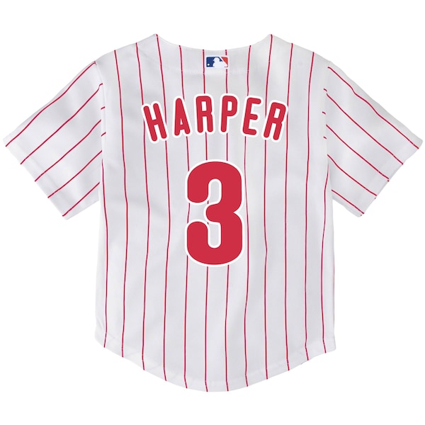 Bryce Harper Philadelphia Phillies Nike Toddler Home Replica Player Jersey - White - Image 3