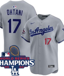 Shohei Ohtani Los Angeles Dodgers Nike 2024 World Series Champions Alternate Limited Player Jersey - Gray