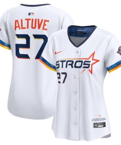 Jose Altuve Houston Astros Nike Women's 2025 City Connect Limited Jersey - White