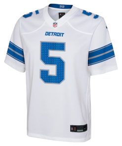 Alternative view of David Montgomery Detroit Lions Nike Youth Player Game Jersey - White