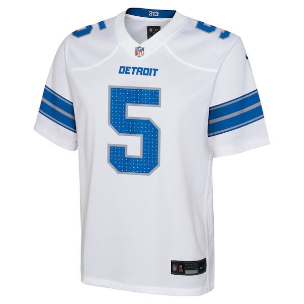 David Montgomery Detroit Lions Nike Youth Player Game Jersey - White - Image 2