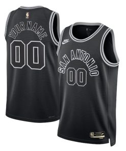 San Antonio Spurs Nike Unisex 2022/23 Custom Swingman Jersey - Classic Edition - Black