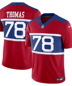 Andrew Thomas New York Giants Nike Alternate Vapor F.U.S.E. Limited Jersey - Century Red