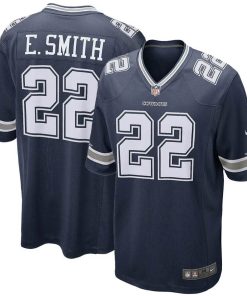 Emmitt Smith Dallas Cowboys Retired Player Game Jersey - Navy