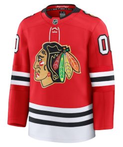 Alternative view of Chicago Blackhawks  Centennial Premium Custom Jersey - Red