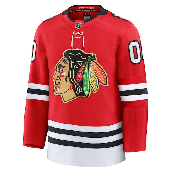 Chicago Blackhawks Centennial Premium Custom Jersey - Red - Image 2