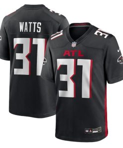 Xavier Watts Atlanta Falcons Nike Team Game Jersey -  Black
