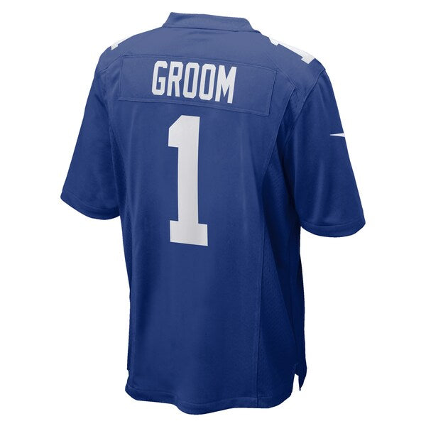 Number 1 Groom New York Giants Nike Game Jersey - Royal - Image 3