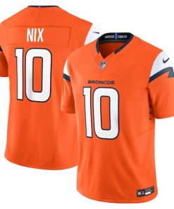 Bo Nix Denver Broncos Nike Vapor F.U.S.E. Limited Jersey - Orange